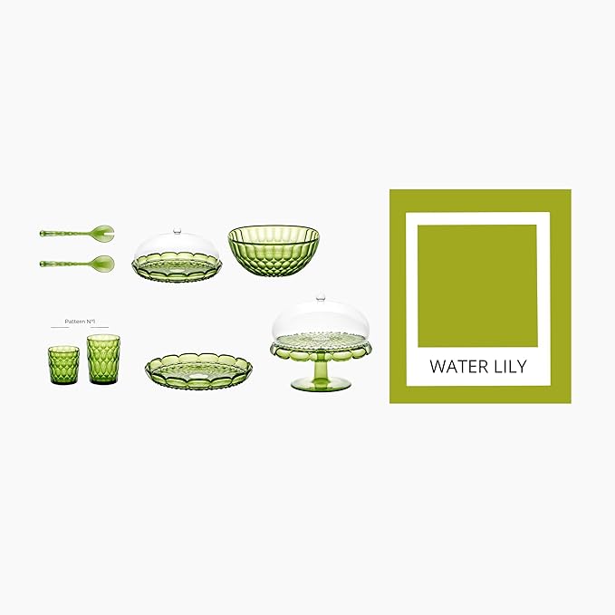 Guzzini - Vanity Set Tortiera Verde Ninfea