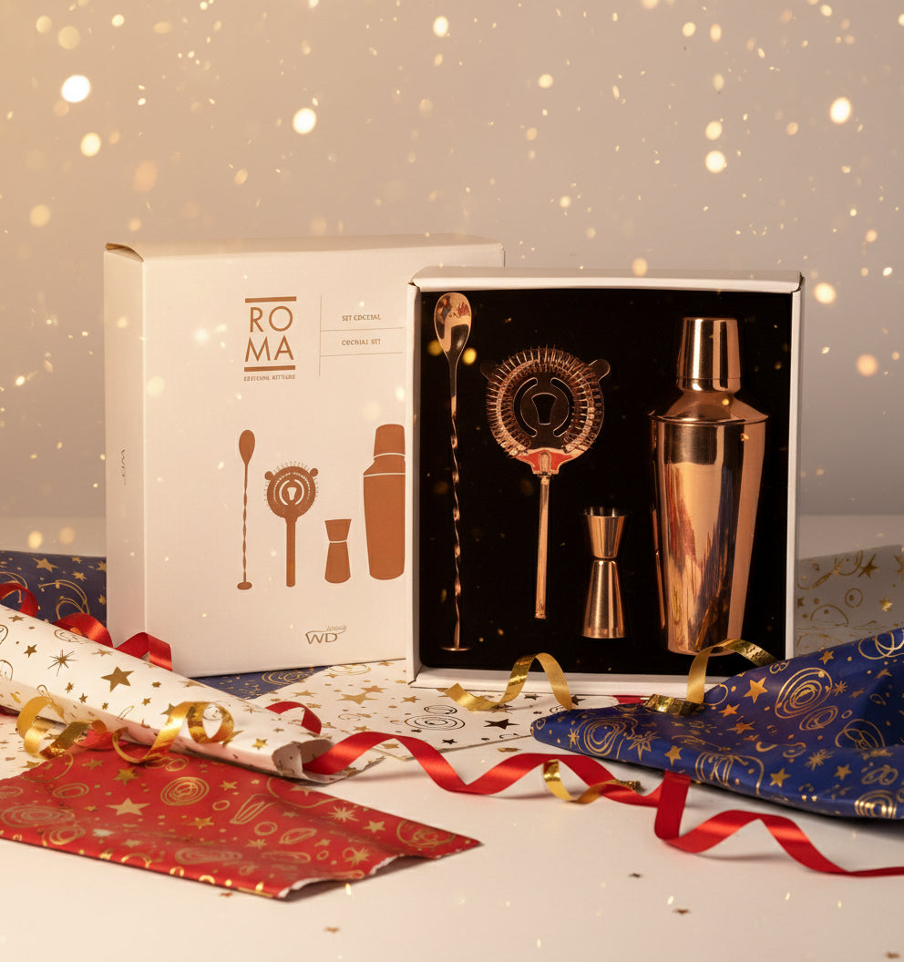 WD Lifestyle - Linea Roma Set Cocktail in Acciaio